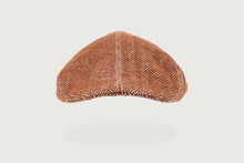 Load image into Gallery viewer, Herringbone Flat Cap — Pure Cotton