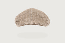 Load image into Gallery viewer, Herringbone Flat Cap — Pure Cotton
