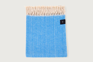 Herringbone Throw & Blanket — Pure Cotton